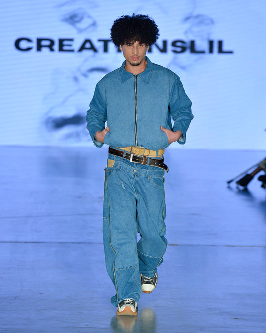 DOUBLE ZIPPO PANTS (blue)