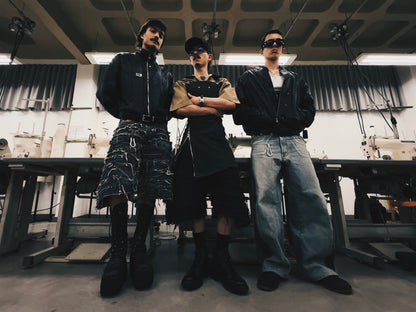 Destroyed Jorts (black)