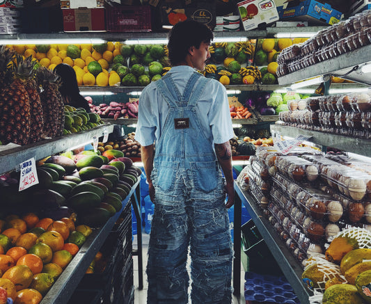 Destroyed Overall (blue)