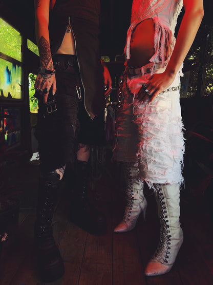 Destroyed Jorts (black)