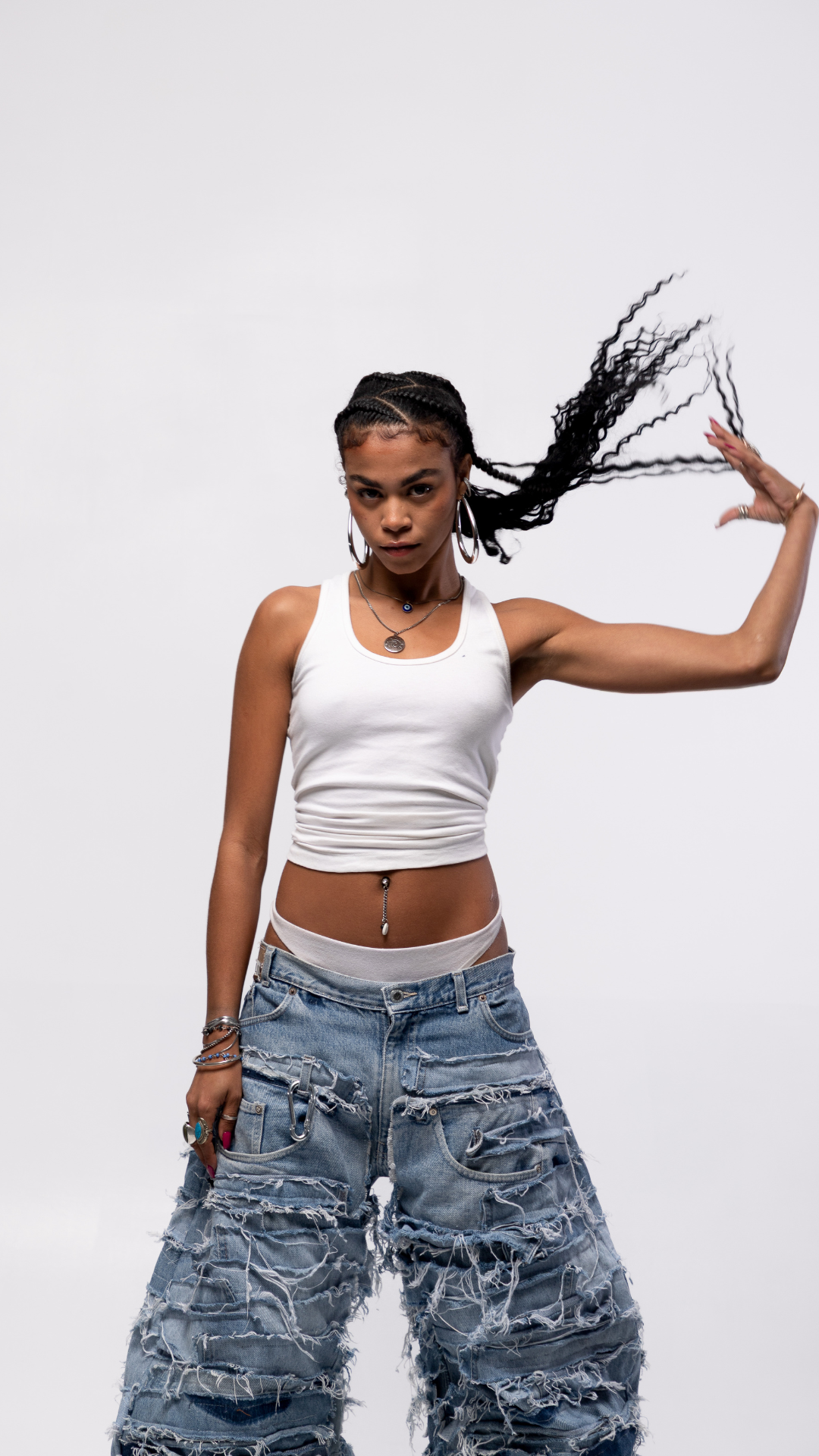 DESTROYED PANTS (LIGHT BLUE)