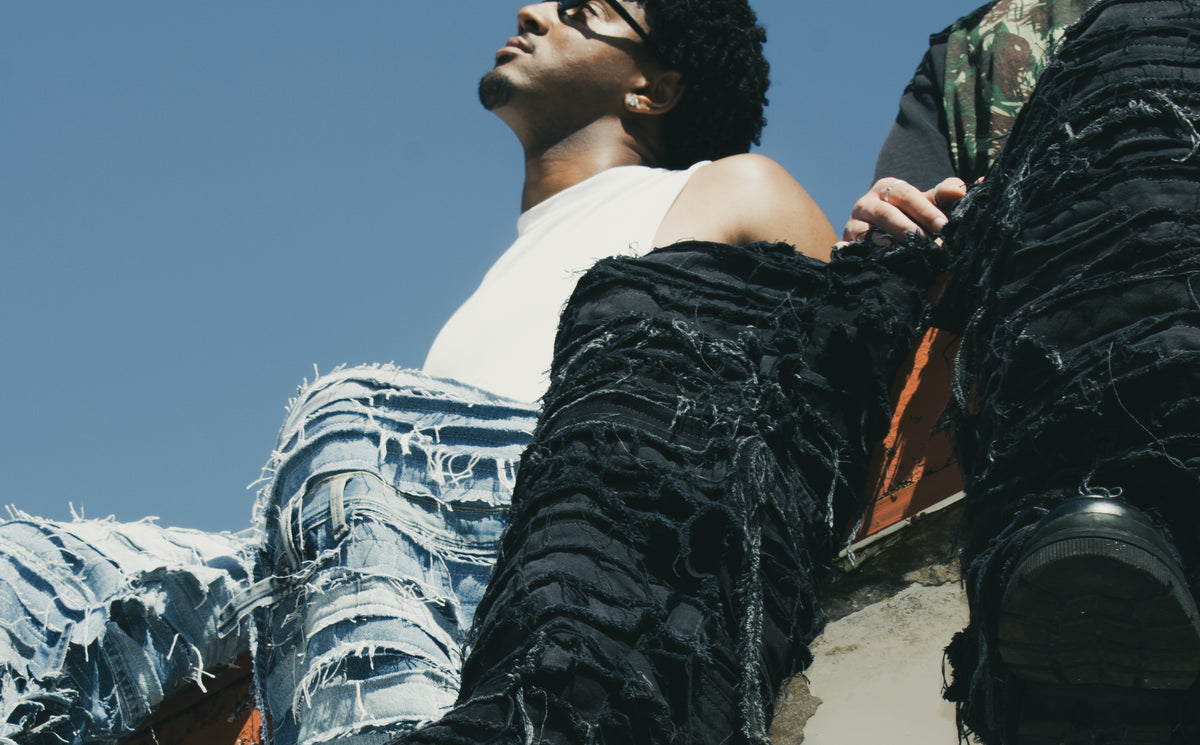 DESTROYED POCKET PANTS
