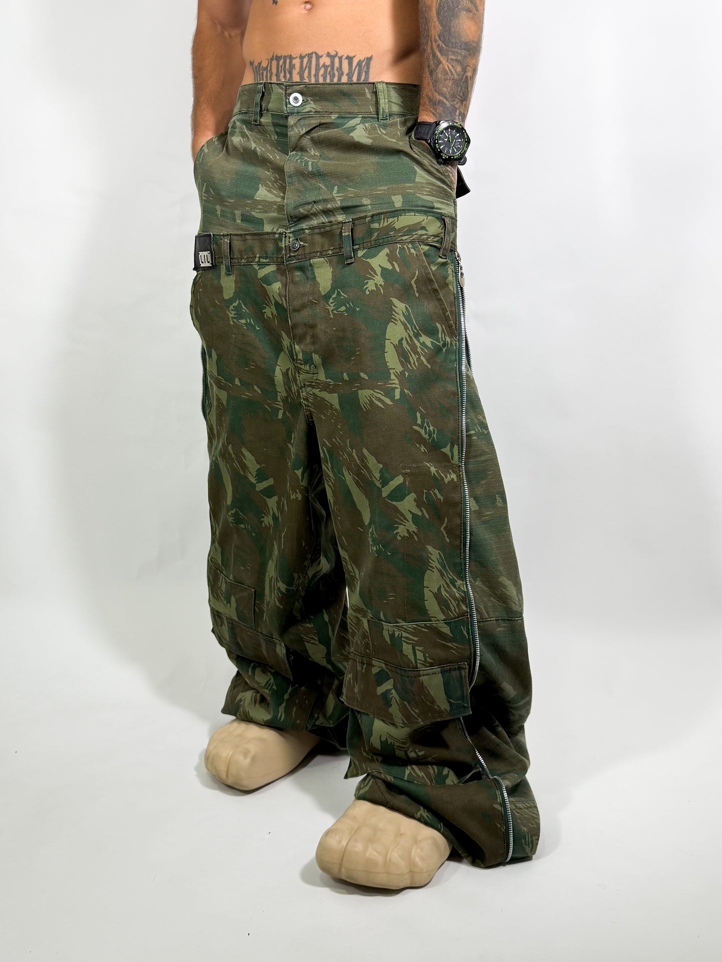 DOUBLE CAMO ZIPPO PANTS