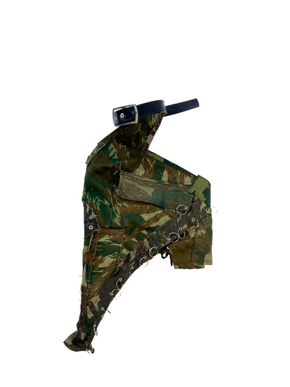 NECK CAMO TOP