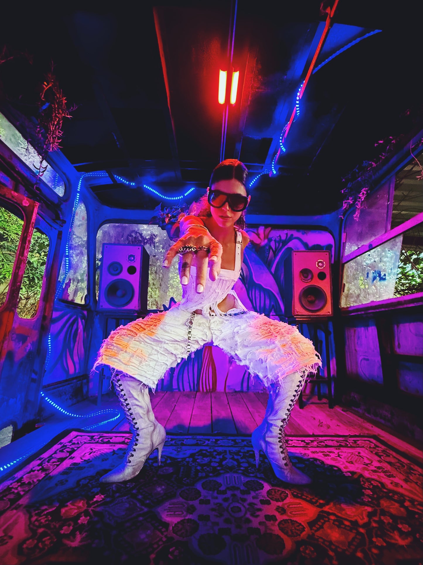 Destroyed Jorts (white)