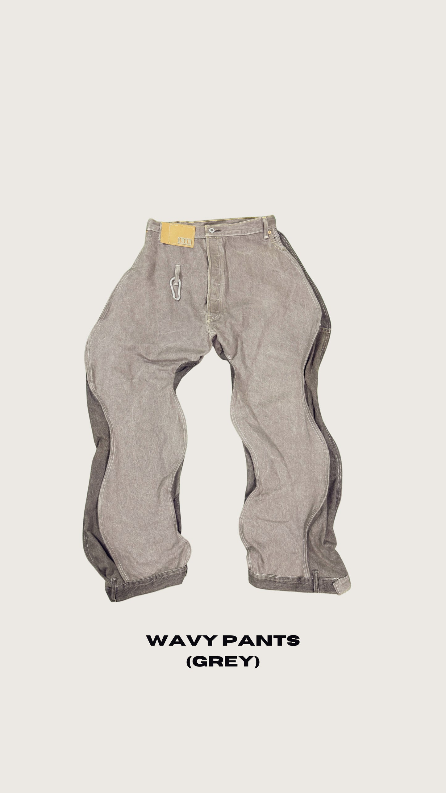 WAVY PANTS (GREY)