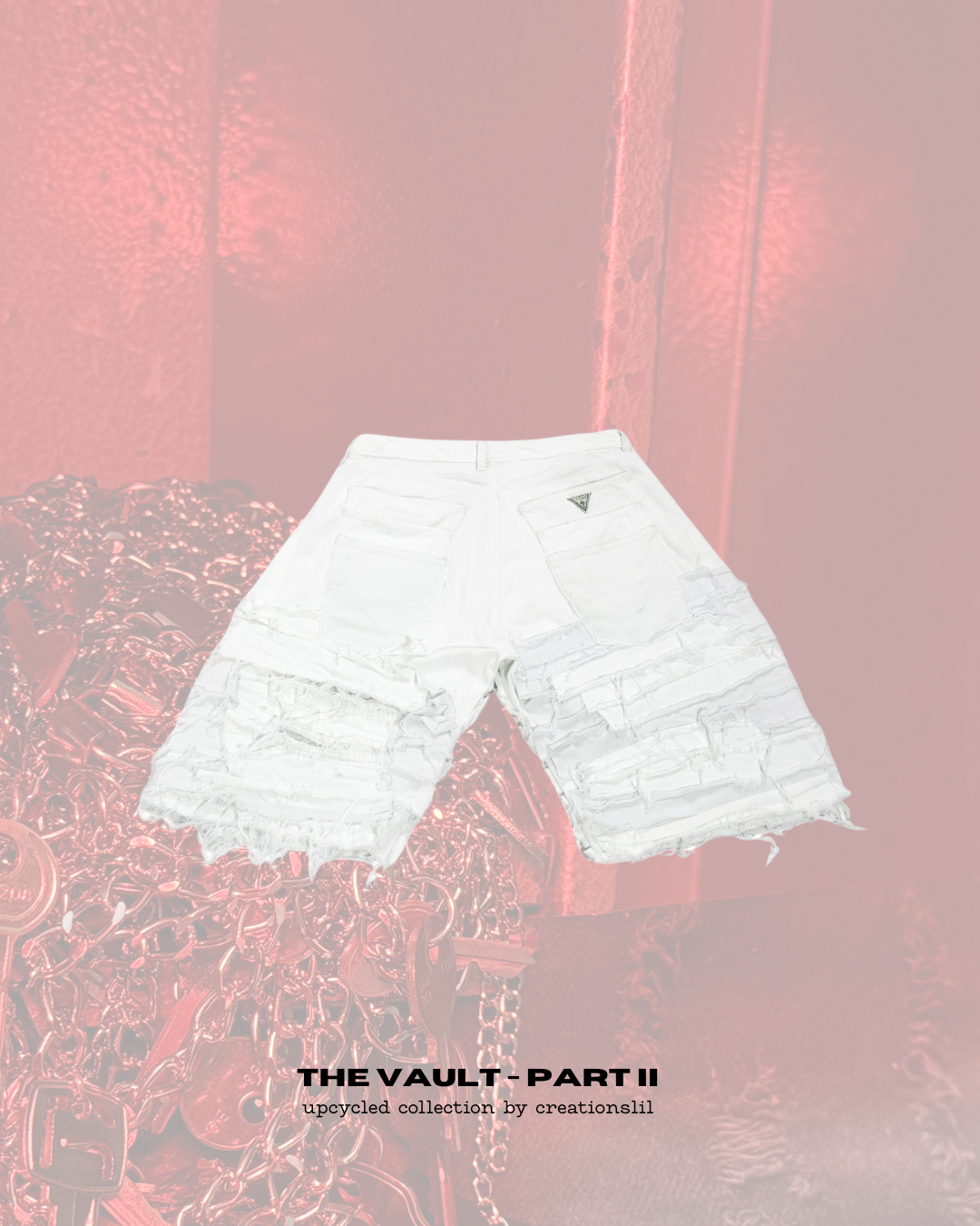 Destroyed Jorts (white)